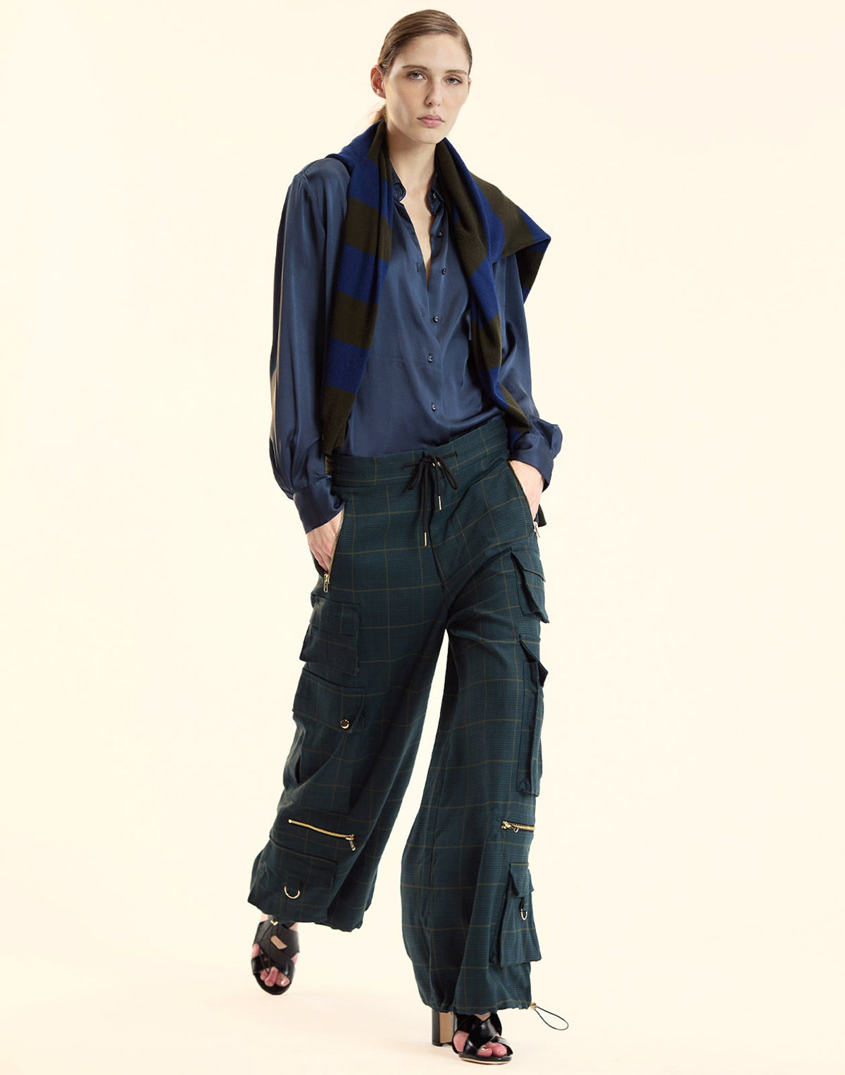 Plaid Cargo Pants | Cynthia Rowley Clothing|Sale