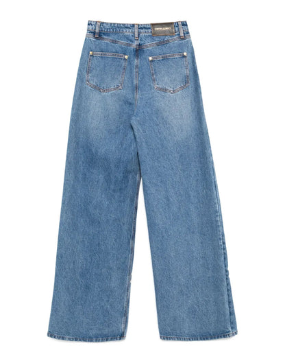 Embroidered Wide-leg Jean | Cynthia Rowley Clothing|Sale