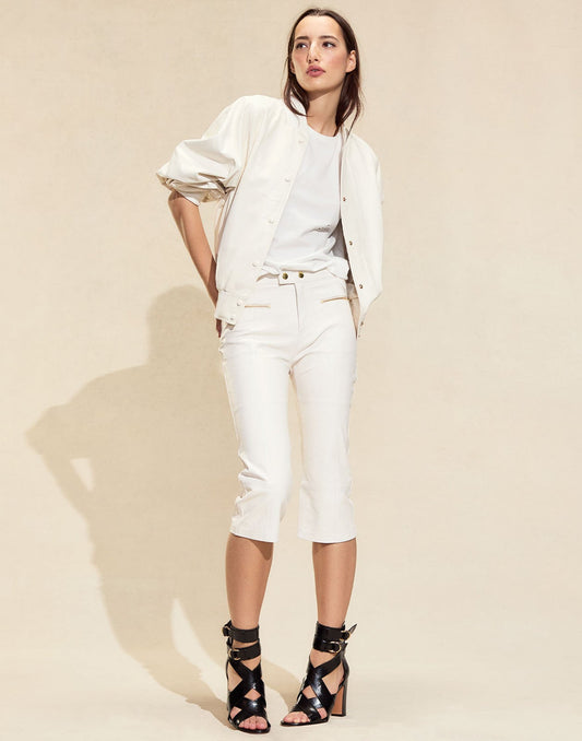 Downtown Leather Capris | Cynthia Rowley Clothing|Sale