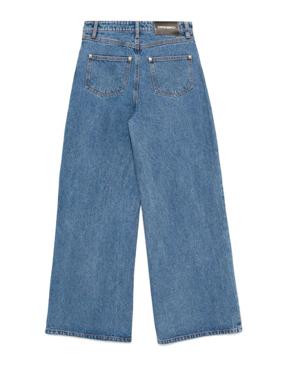 Embroidered Wide-leg Jean | Cynthia Rowley Clothing|Sale