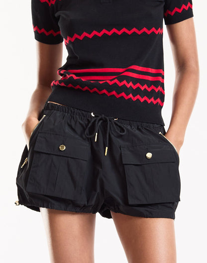 Nylon Cargo Shorts | Cynthia Rowley Clothing