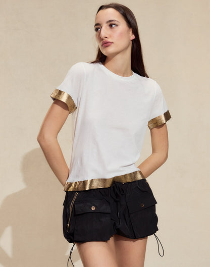 Nylon Cargo Shorts | Cynthia Rowley Clothing