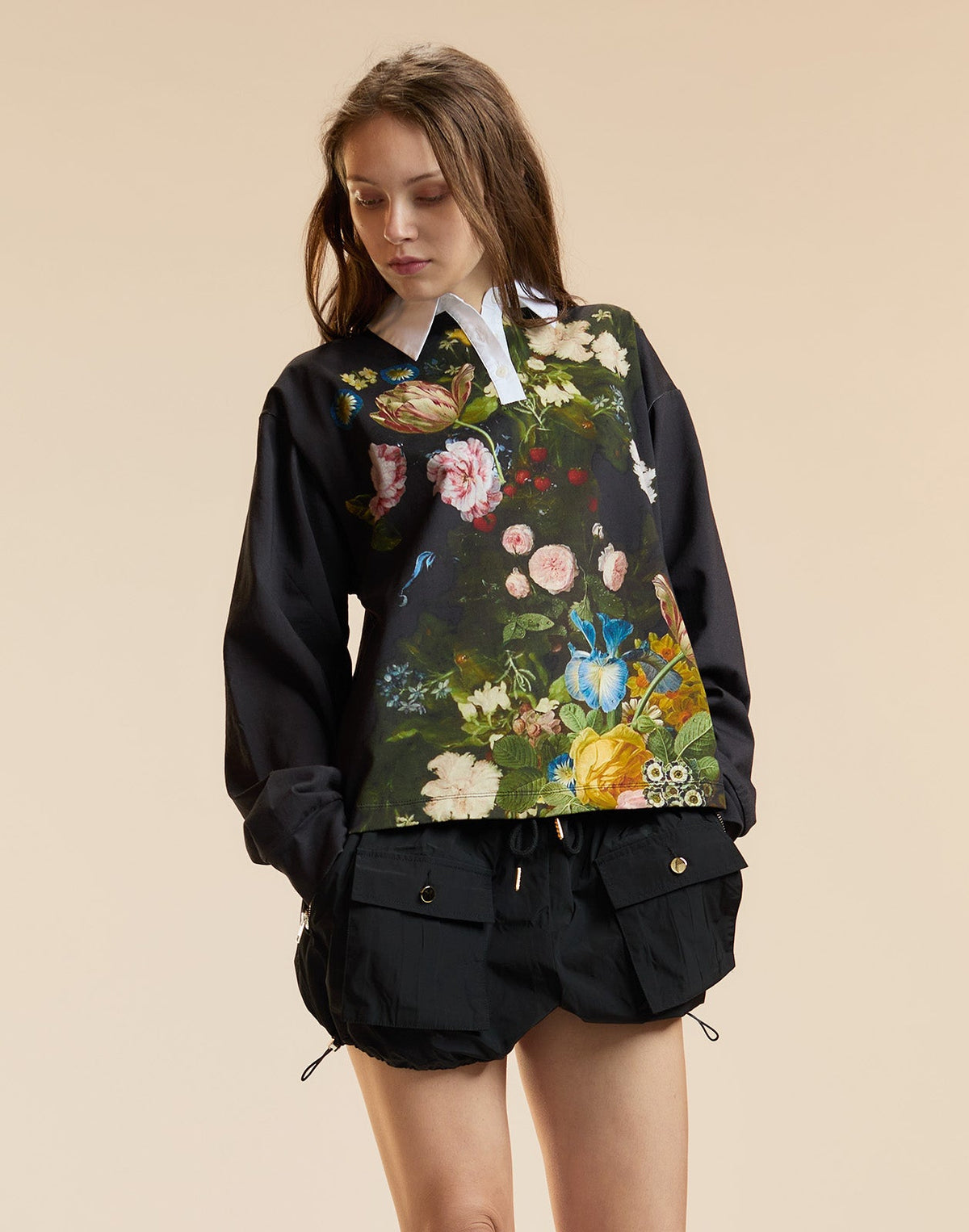 Nylon Cargo Shorts | Cynthia Rowley Clothing