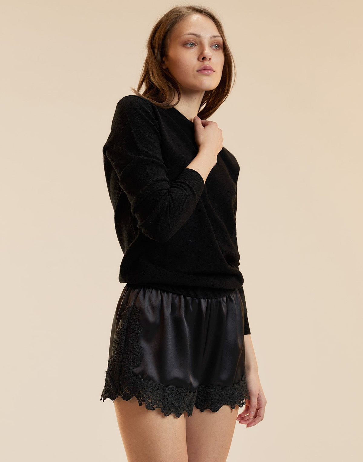 Garbo Lace Shorts | Cynthia Rowley Clothing