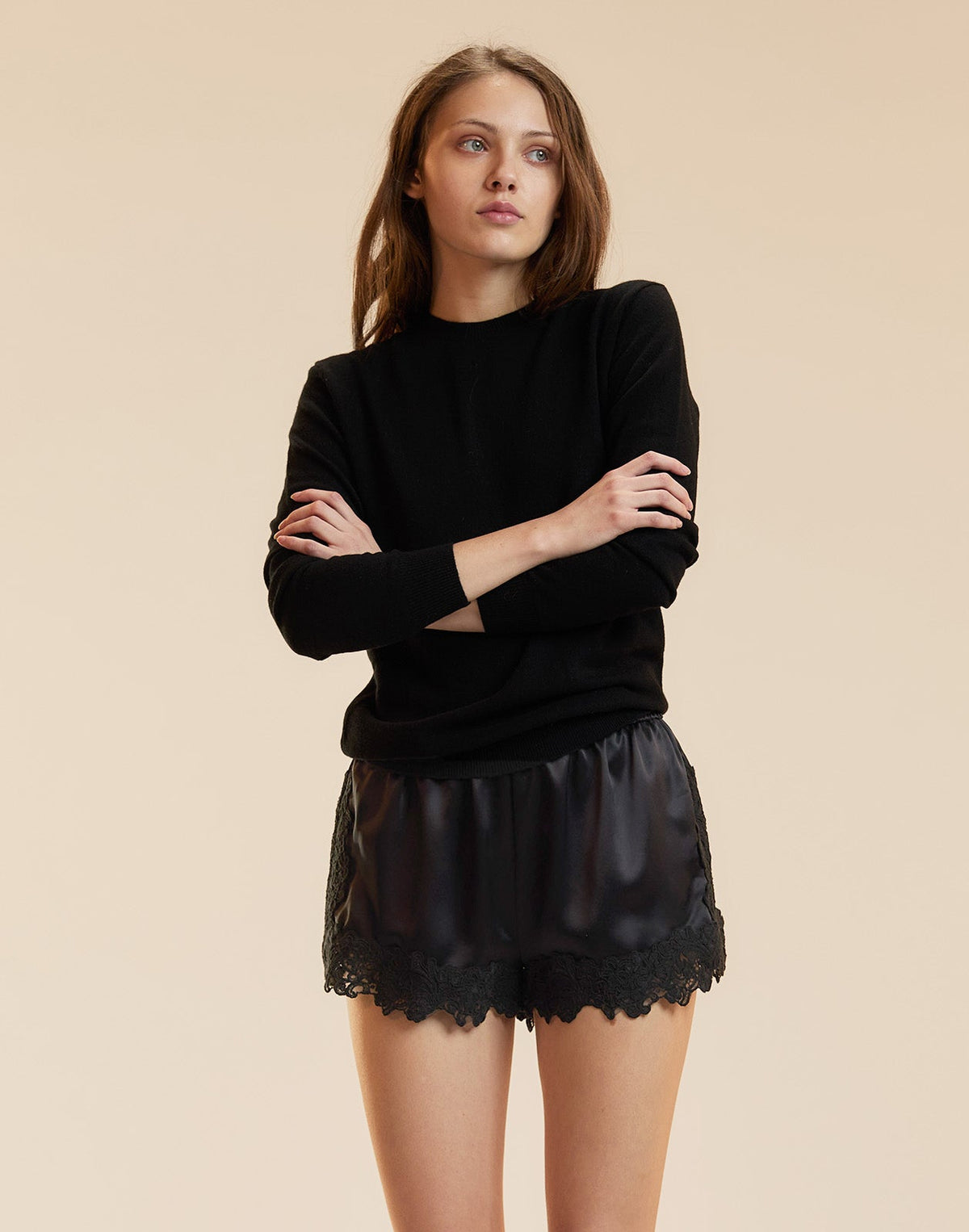 Garbo Lace Shorts | Cynthia Rowley Clothing