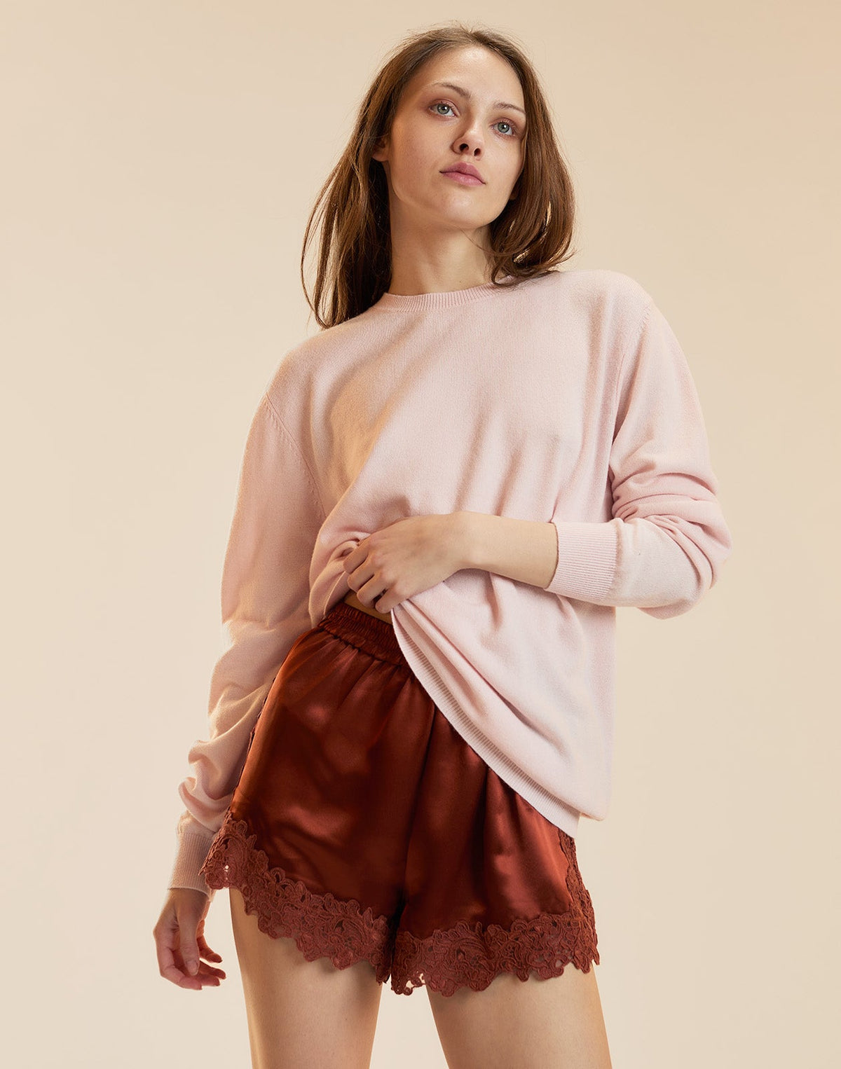 Garbo Lace Shorts | Cynthia Rowley Clothing