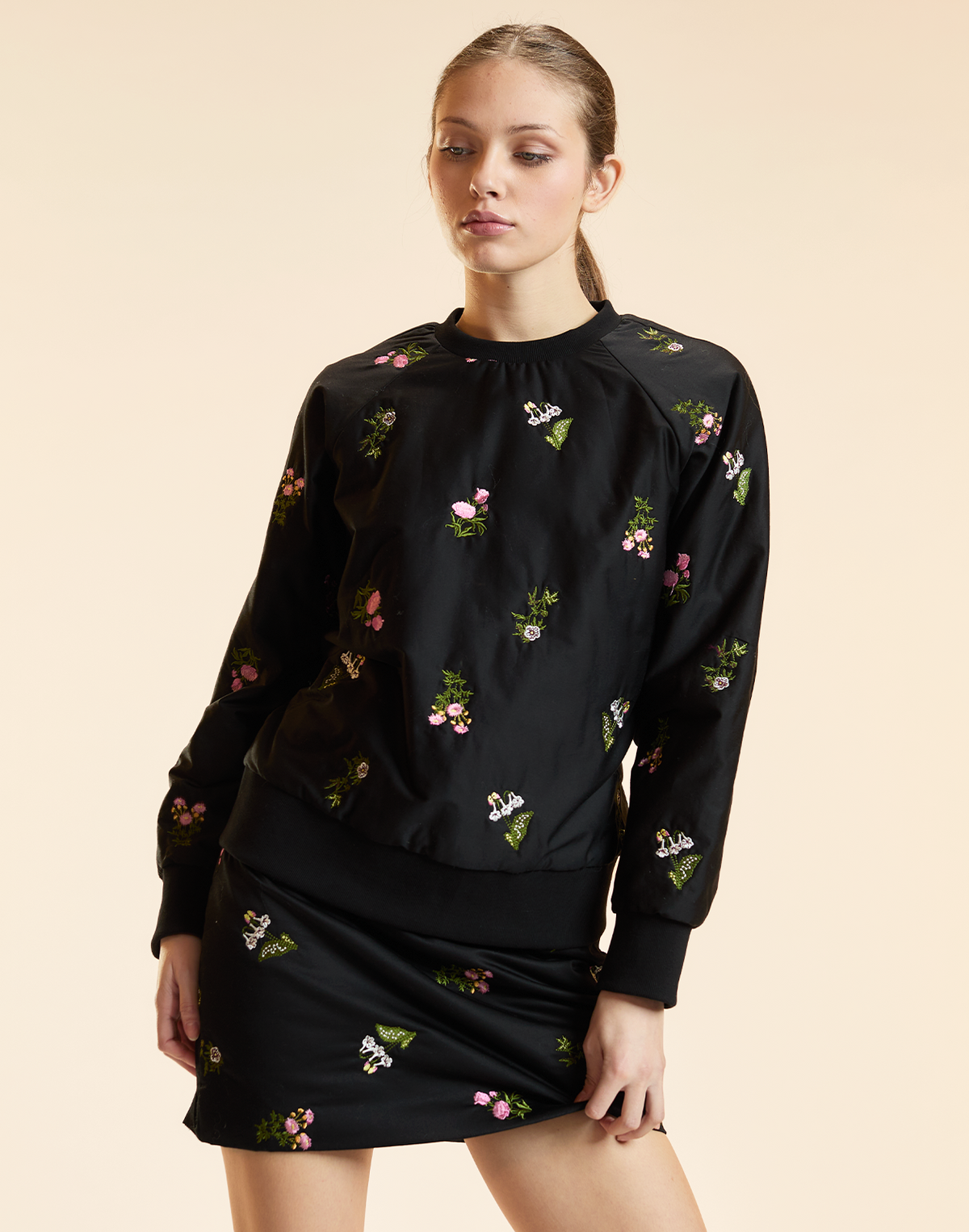 Bouquet Embroidered Skirt | Cynthia Rowley Clothing|Sale