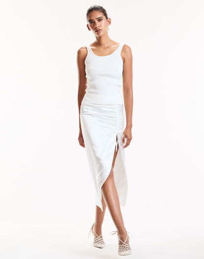 Siren Ruched Skirt | Cynthia Rowley Clothing
