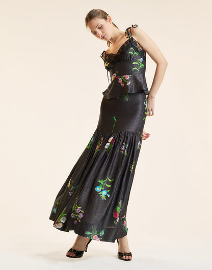 Moonlight Shimmer Skirt | Cynthia Rowley Clothing