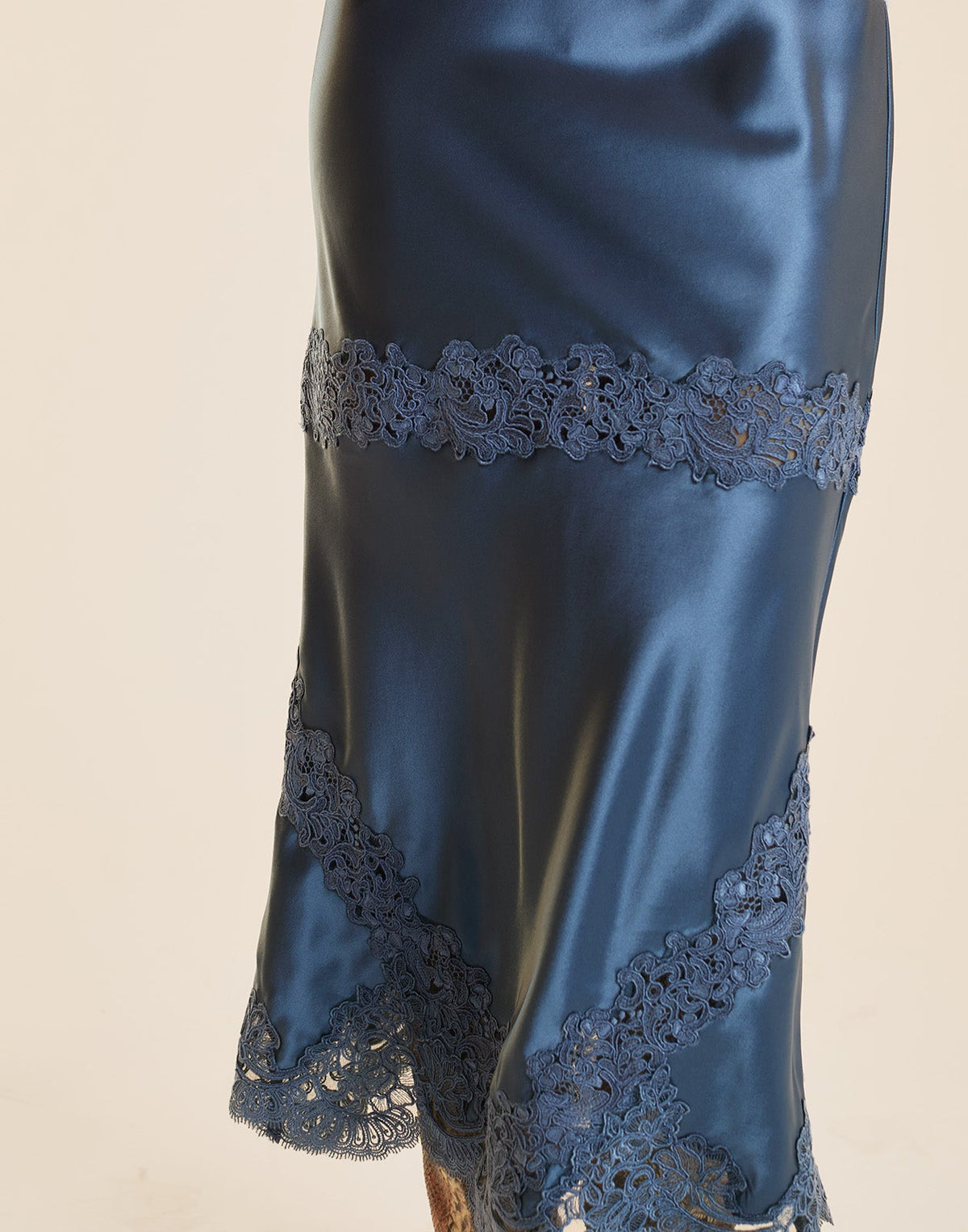 Garbo Silky Lace Skirt | Cynthia Rowley Clothing