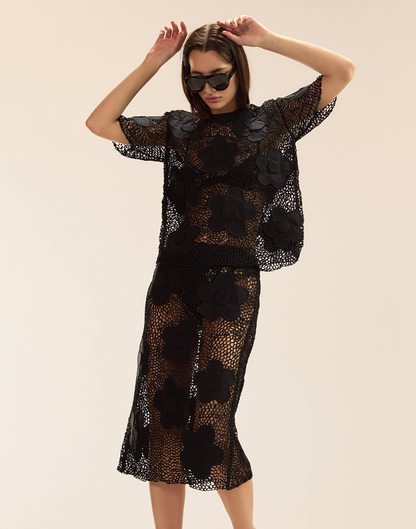 Ibiza Crochet Skirt | Cynthia Rowley Clothing|Sale