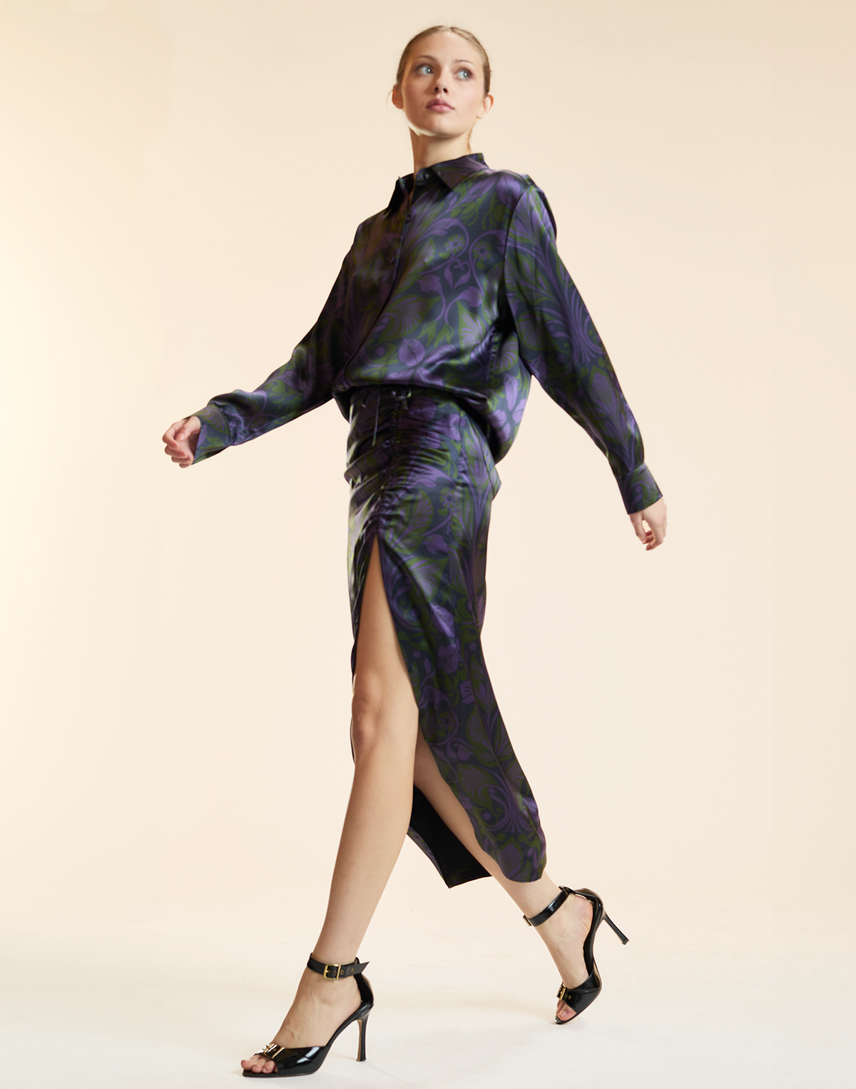 Siren Ruched Skirt | Cynthia Rowley Clothing|Sale