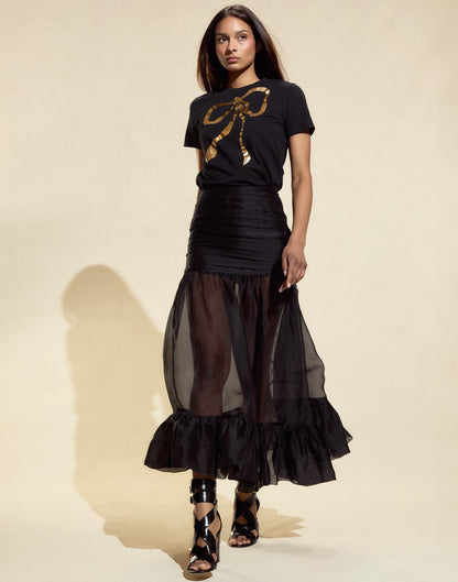 Serafina Silk Skirt | Cynthia Rowley Clothing|Sale