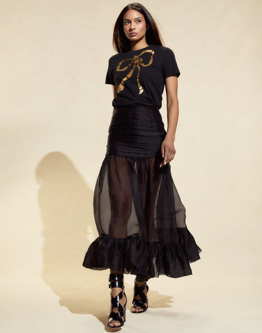 Serafina Silk Skirt | Cynthia Rowley Clothing|Sale