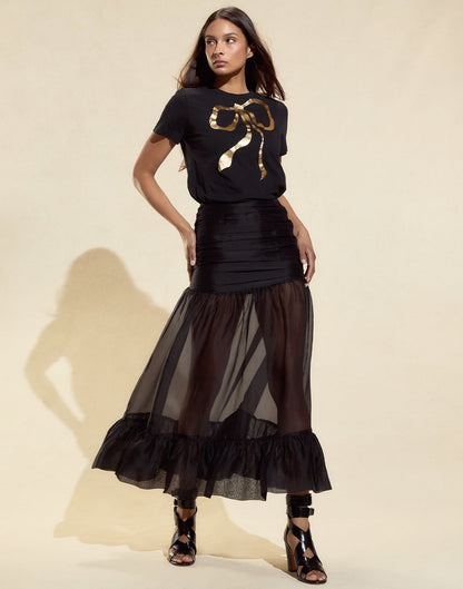Serafina Silk Skirt | Cynthia Rowley Clothing|Sale