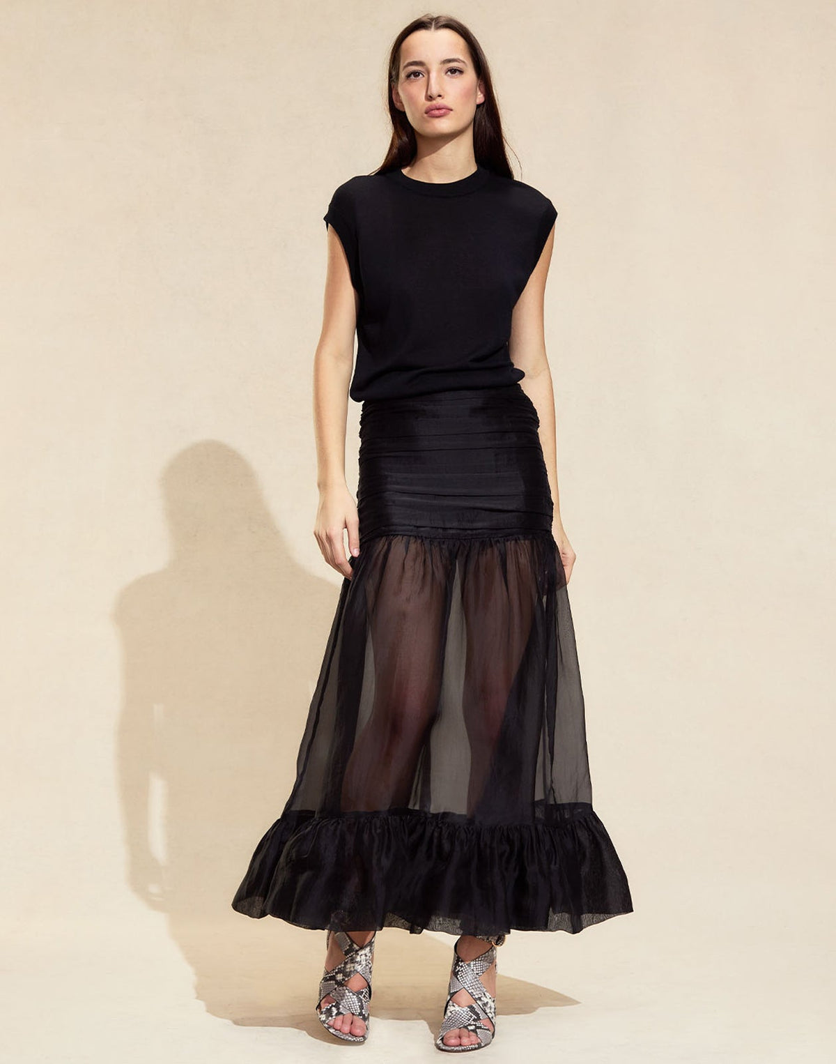 Serafina Silk Skirt | Cynthia Rowley Clothing|Sale