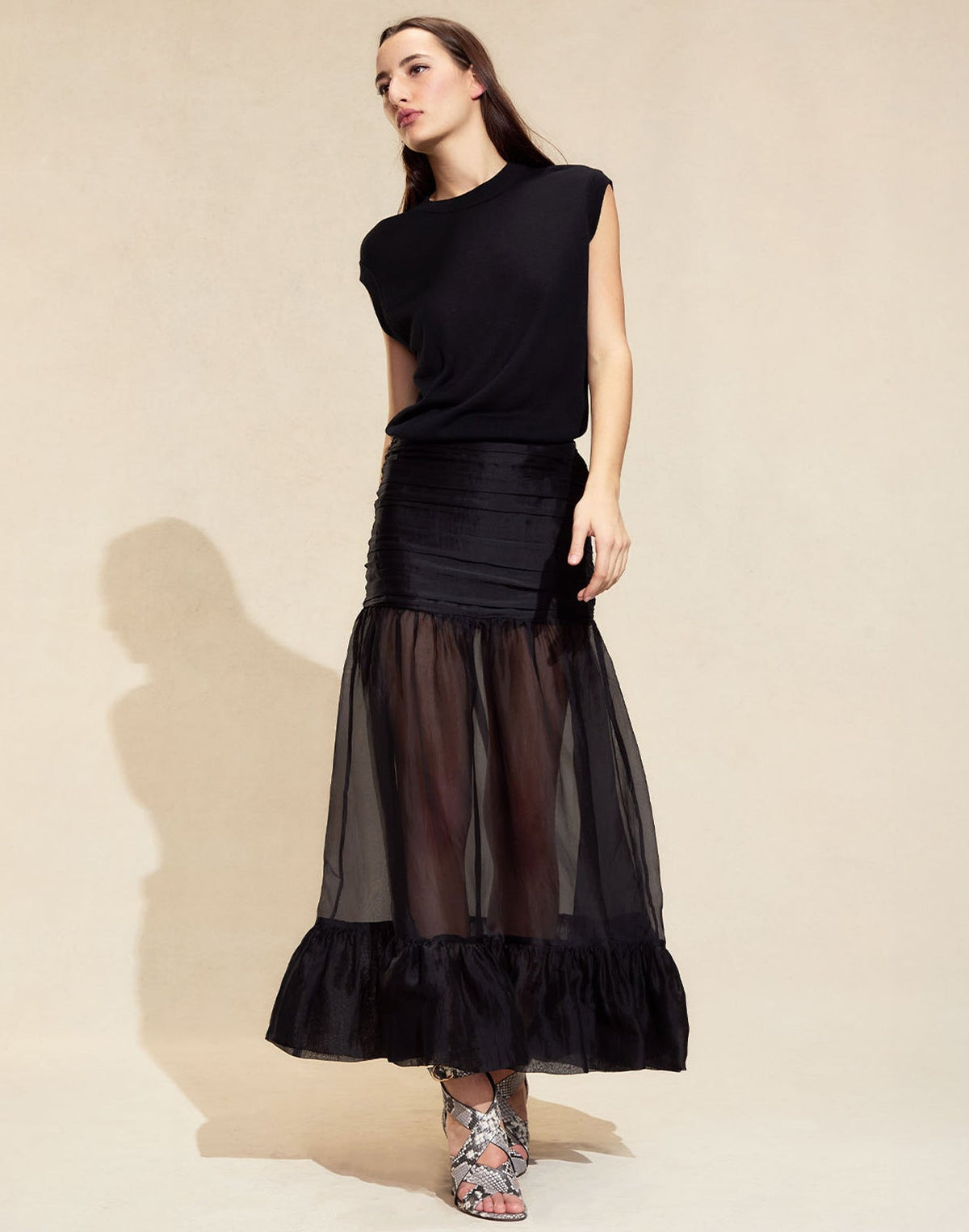 Serafina Silk Skirt | Cynthia Rowley Clothing|Sale
