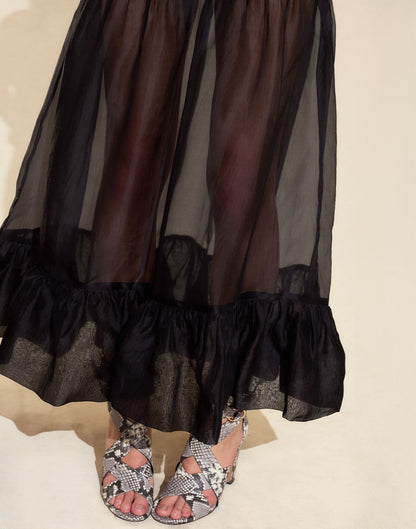 Serafina Silk Skirt | Cynthia Rowley Clothing|Sale