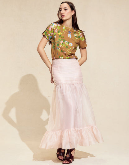 Serafina Silk Skirt | Cynthia Rowley Clothing|Sale