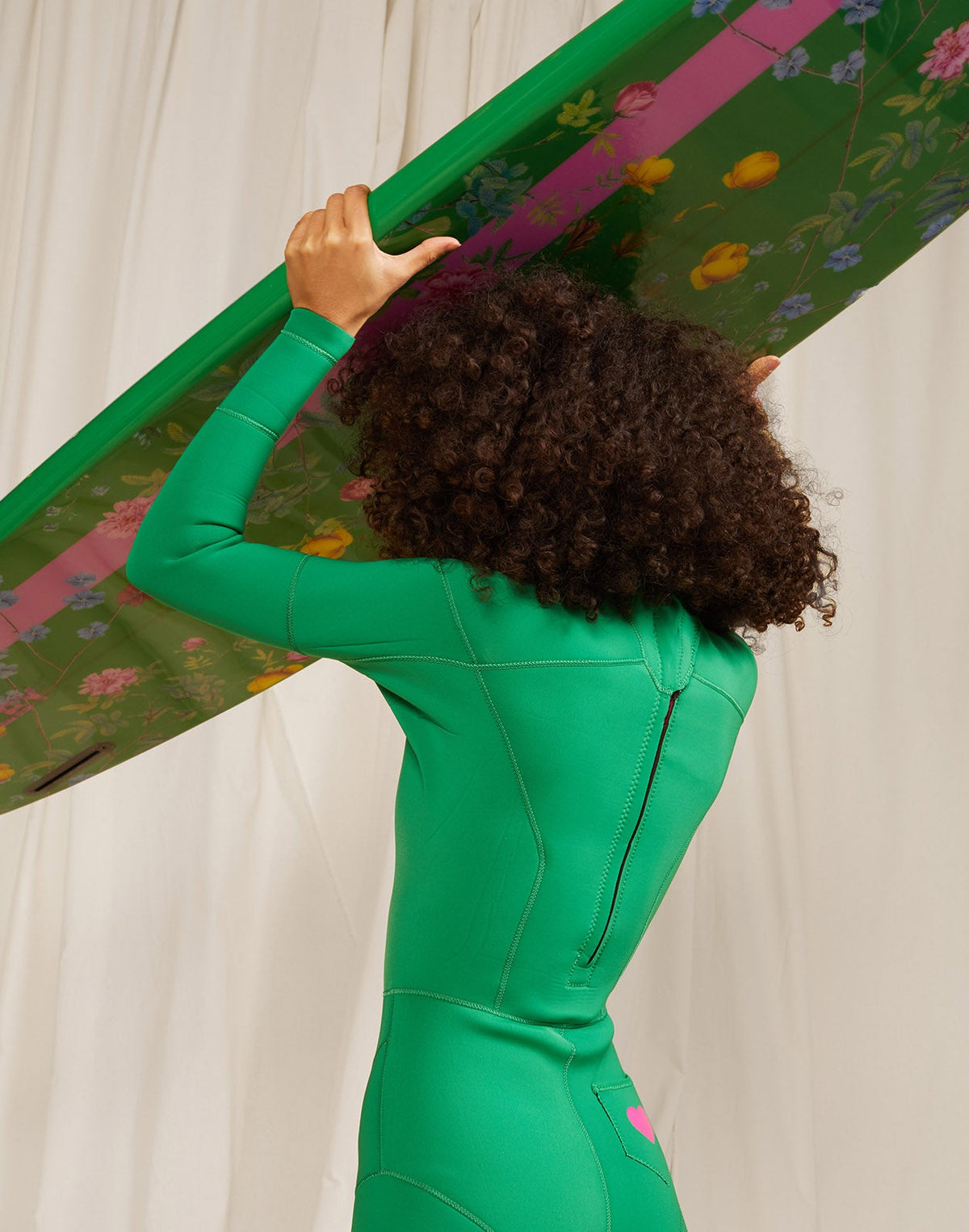 Custom 7' Surfboard - Green Garden Floral | Cynthia Rowley Clothing|Accessories