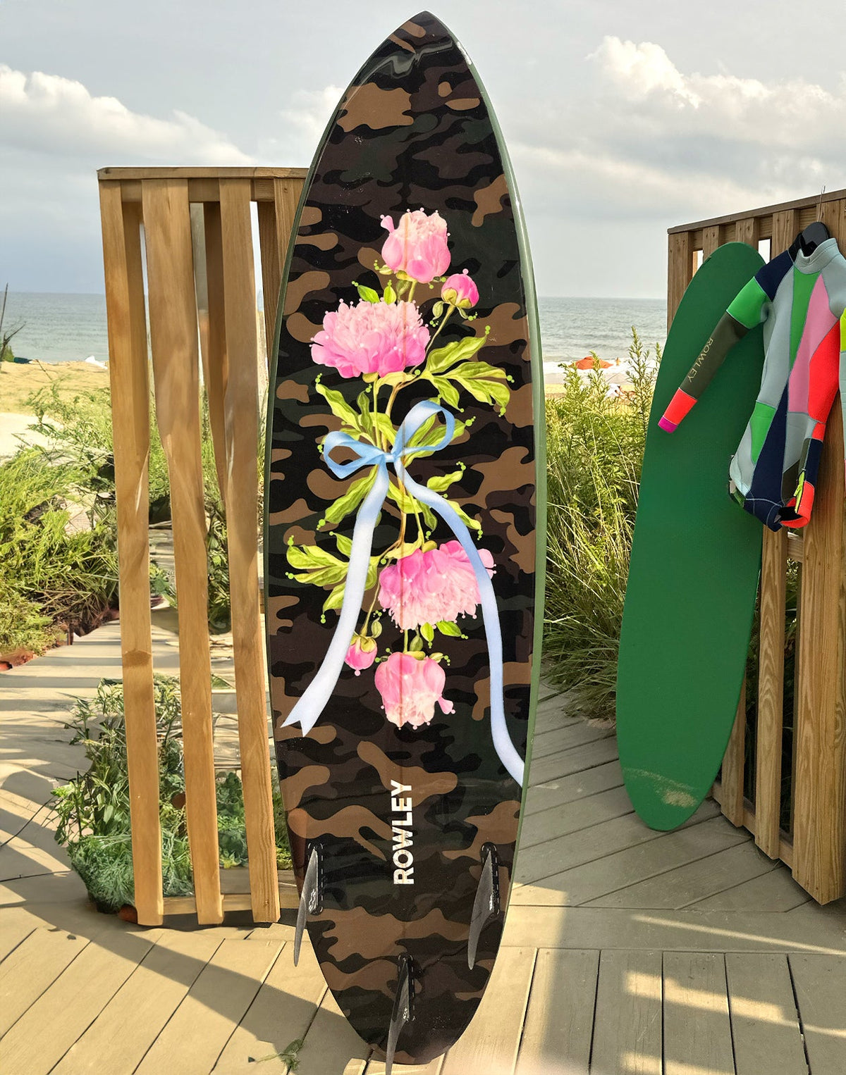Custom 7' Surfboard - Camouflage | Cynthia Rowley Clothing|Accessories