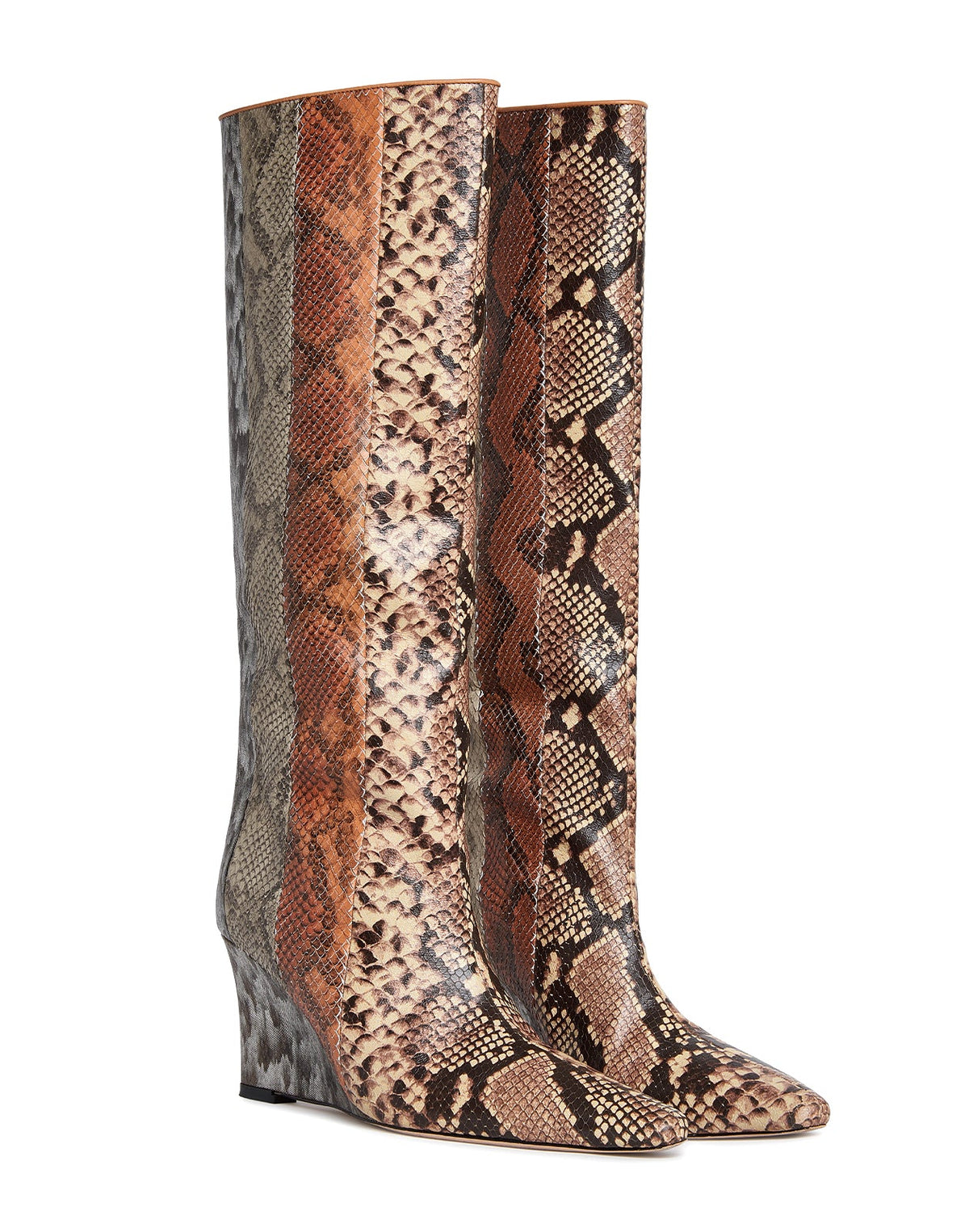 Embossed Leather Wedge Boot | Cynthia Rowley Accessories|Sale