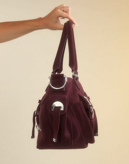 Suede Cargo Pocket Shoulder Bag | Cynthia Rowley Accessories|Sale