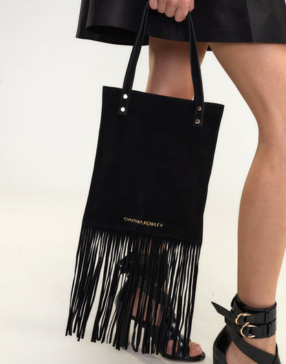 Felicity Fringe Suede Tote | Cynthia Rowley Accessories