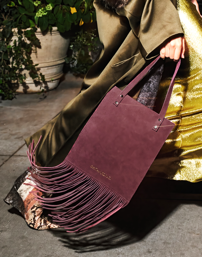 Felicity Fringe Suede Tote | Cynthia Rowley Accessories