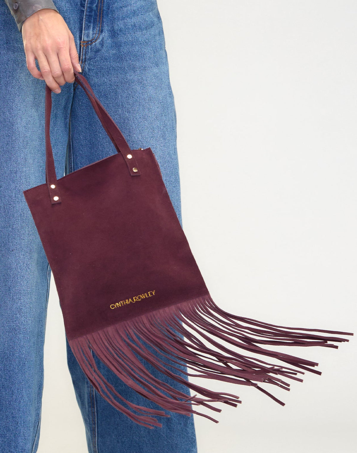 Felicity Fringe Suede Tote | Cynthia Rowley Accessories
