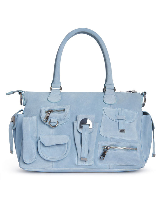 Suede Cargo Pocket Shoulder Bag | Cynthia Rowley Accessories|Sale