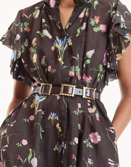 Gold Buckle Belt | Cynthia Rowley Accessories