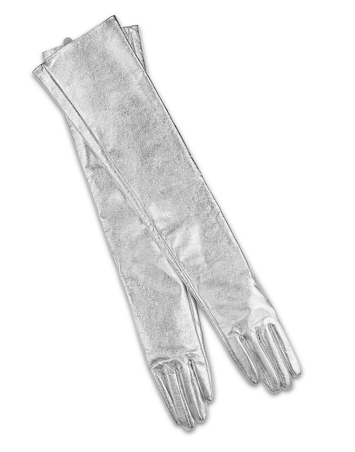 Bea Long Metallic Leather Gloves | Cynthia Rowley Accessories