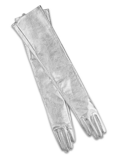 Bea Long Metallic Leather Gloves | Cynthia Rowley Accessories