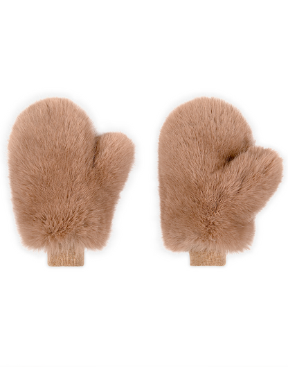 Faux Fur Oversized Mittens | Cynthia Rowley Accessories