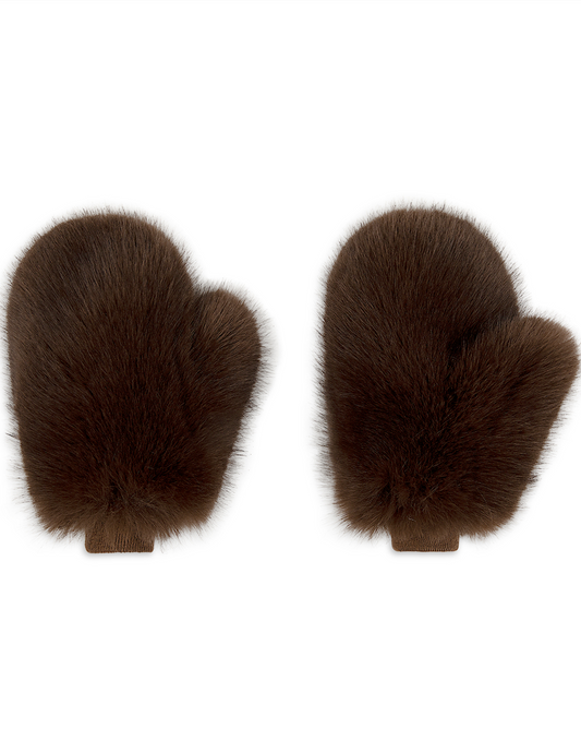 Faux Fur Oversized Mittens | Cynthia Rowley Accessories