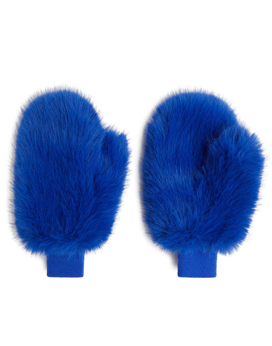 Faux Fur Oversized Mittens | Cynthia Rowley Accessories