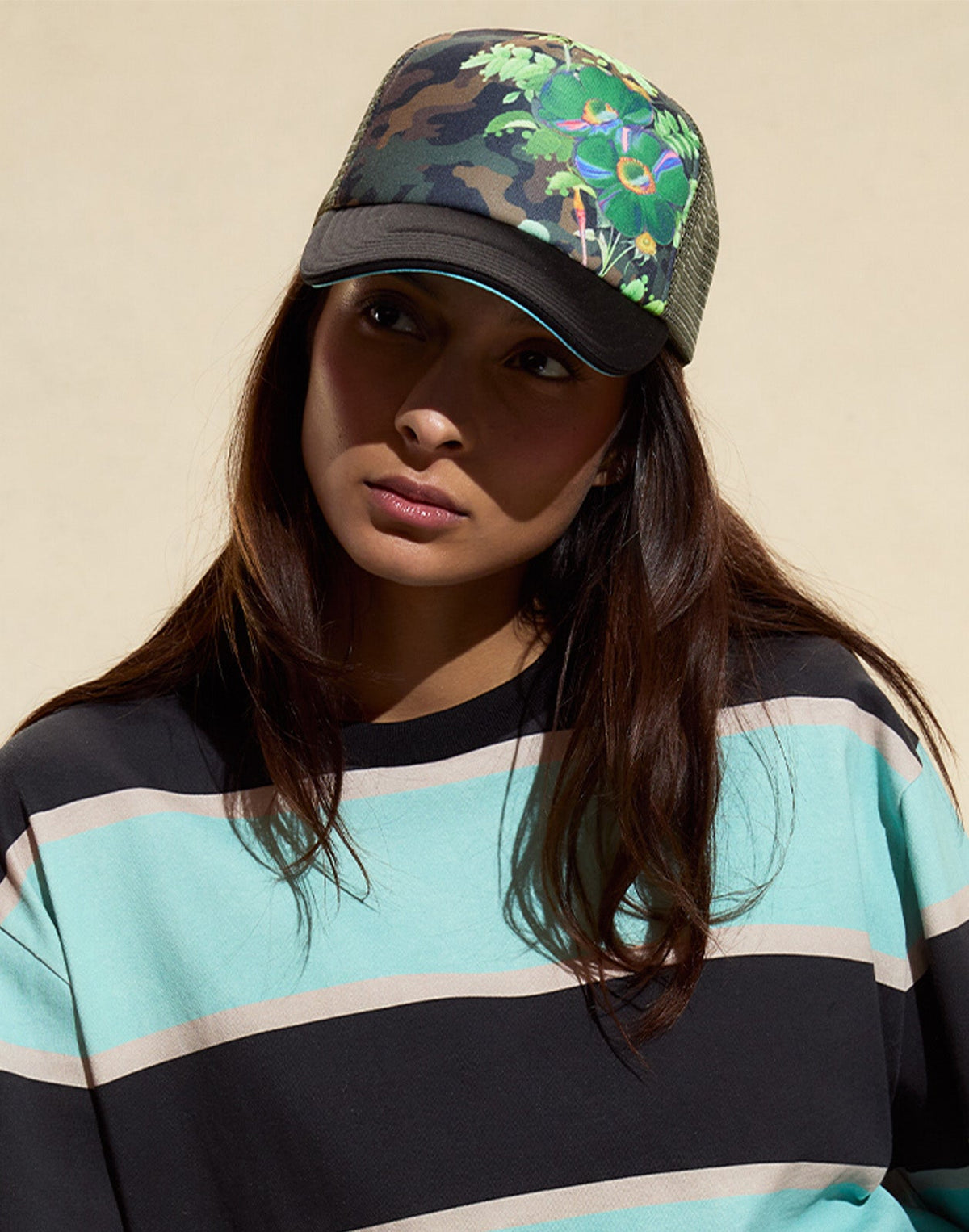Camo Trucker Hat | Cynthia Rowley Accessories