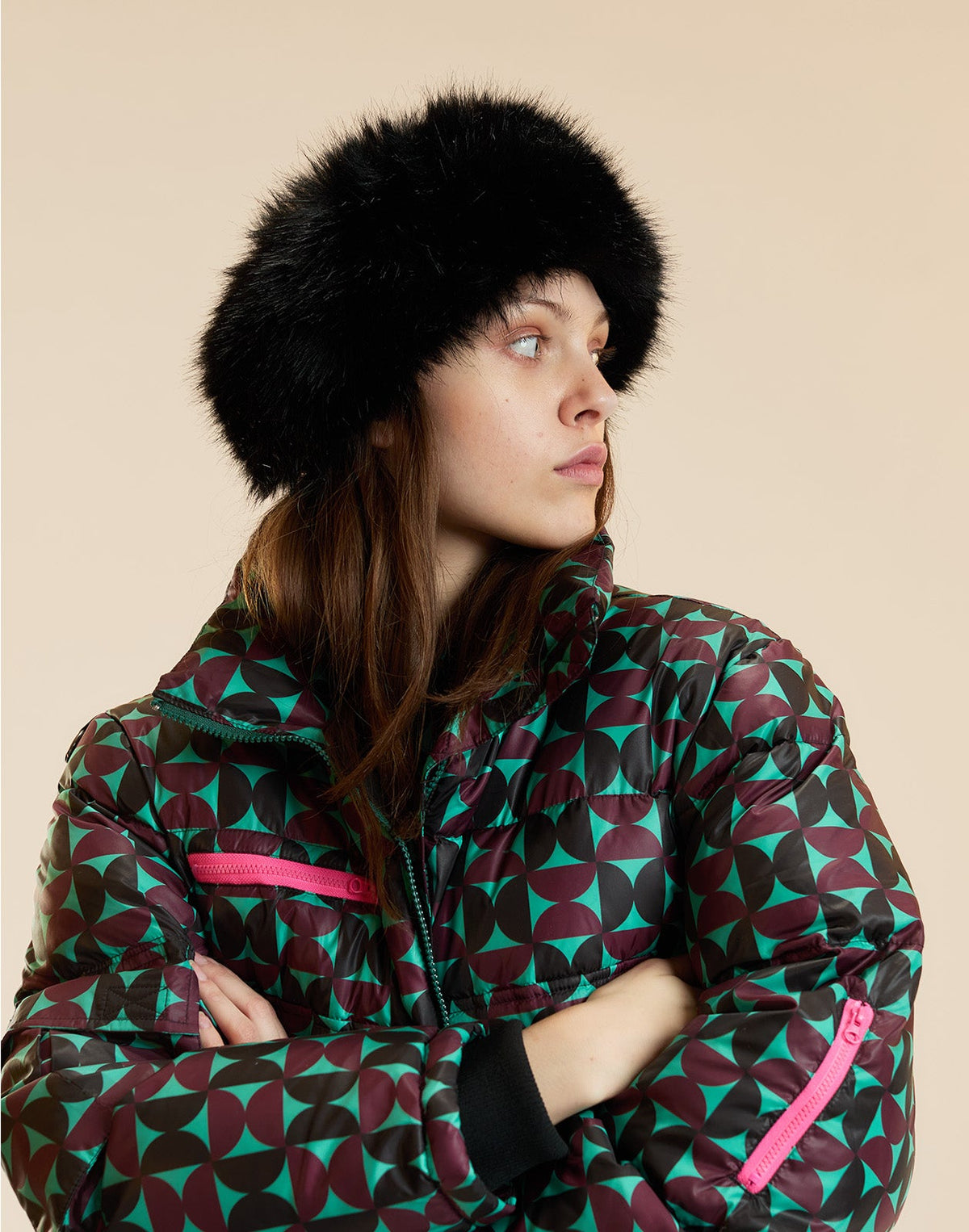 Faux Fur Headband | Cynthia Rowley Accessories