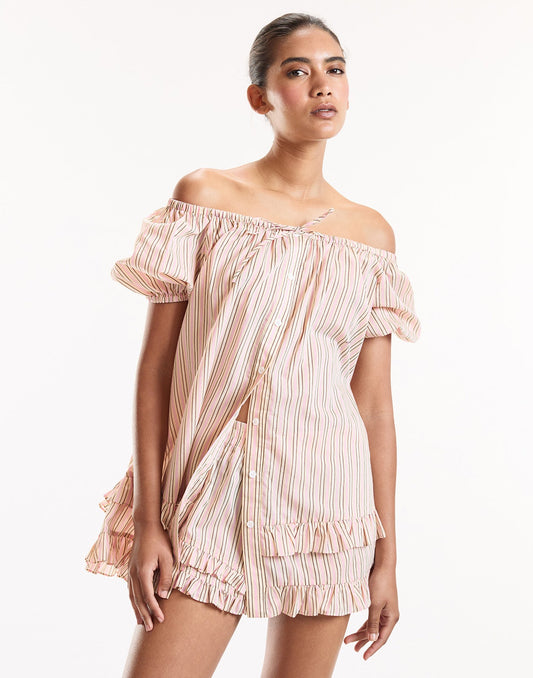 Bardot Stripe Top | Cynthia Rowley New Arrivals