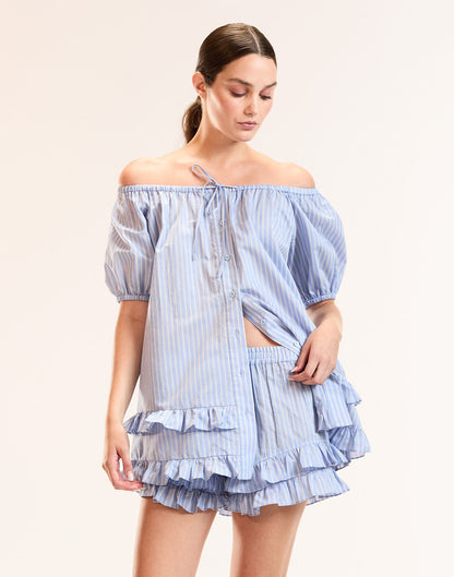 Bardot Stripe Top | Cynthia Rowley New Arrivals