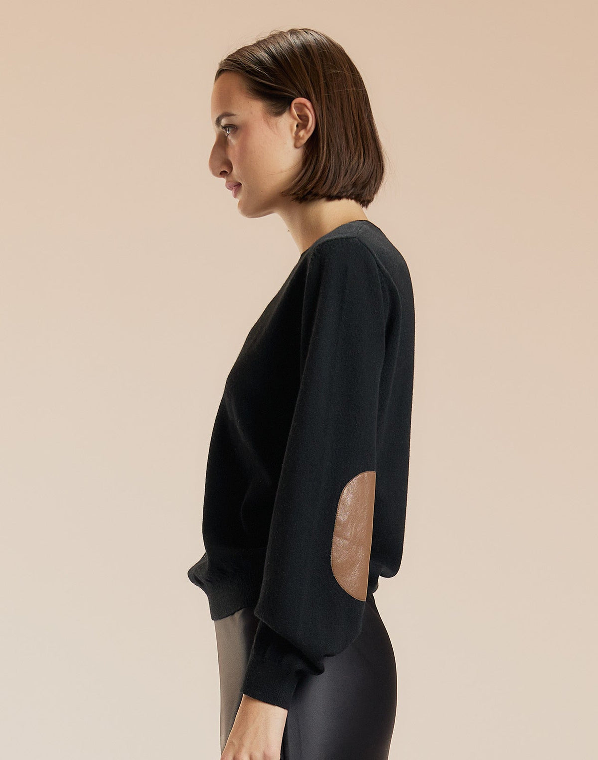 Pippa Elbow Patch Sweater | Cynthia Rowley New Arrivals