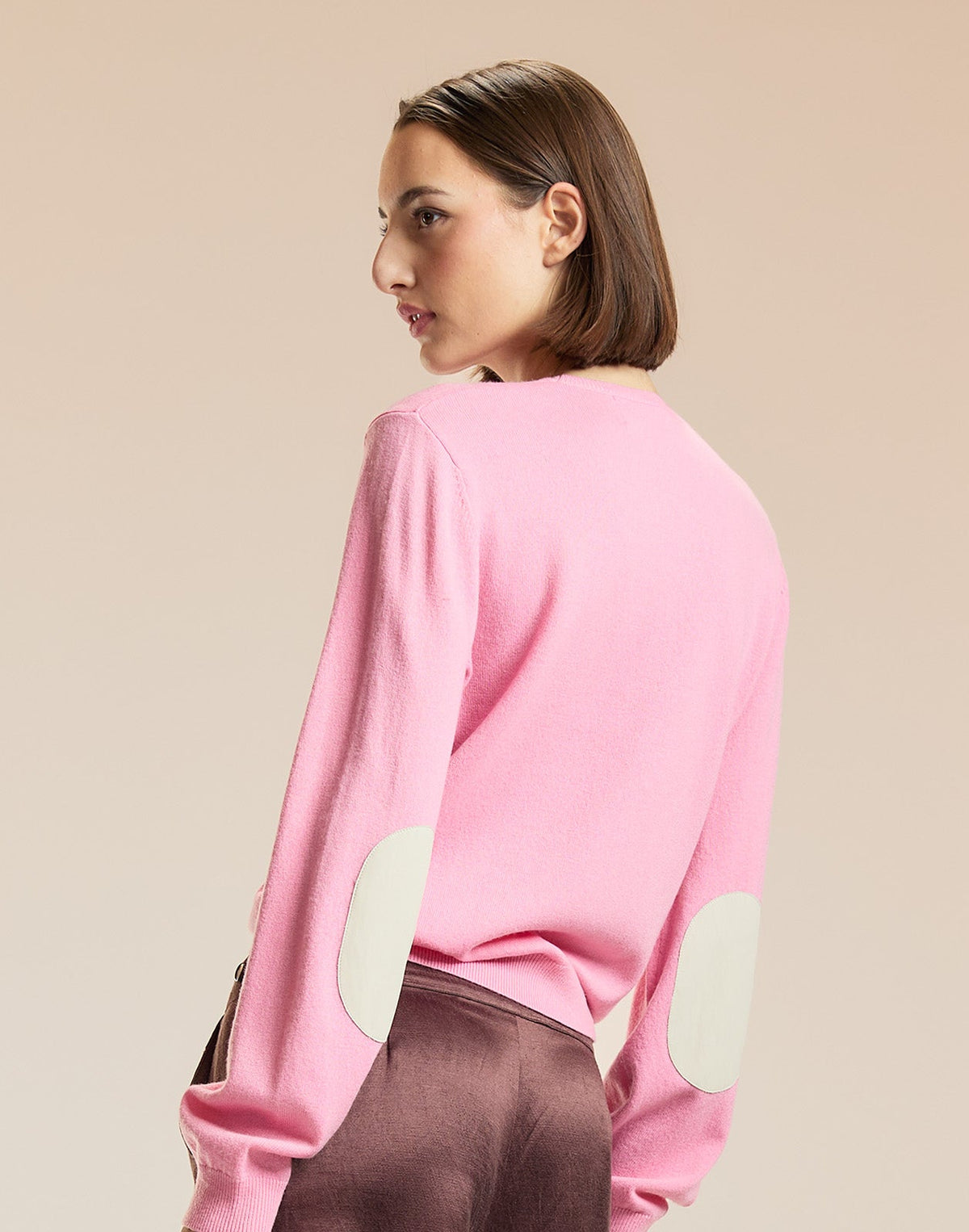 Pippa Elbow Patch Sweater | Cynthia Rowley New Arrivals