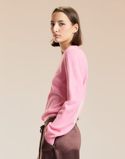 Pippa Elbow Patch Sweater | Cynthia Rowley New Arrivals