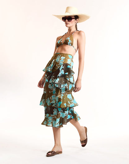 Ravello Ruffle Skirt | Cynthia Rowley New Arrivals