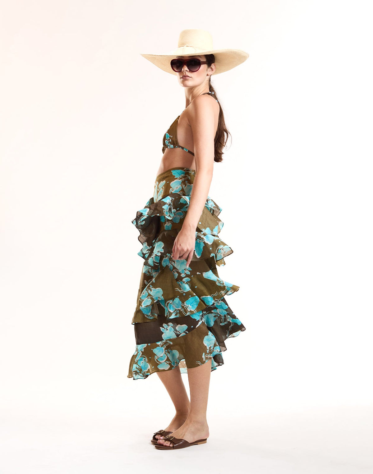 Ravello Ruffle Skirt | Cynthia Rowley New Arrivals