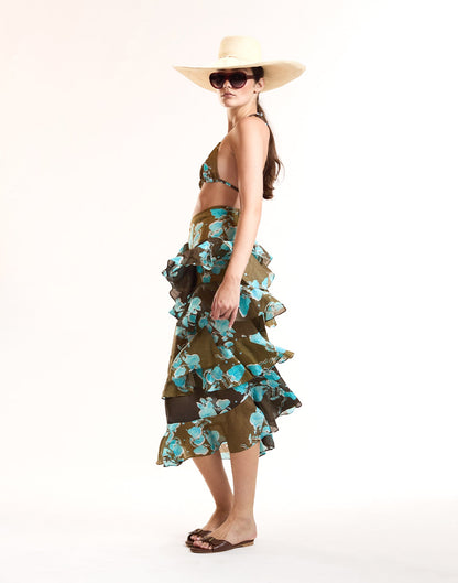 Ravello Ruffle Skirt | Cynthia Rowley New Arrivals