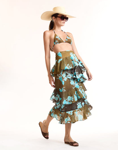 Ravello Ruffle Skirt | Cynthia Rowley New Arrivals