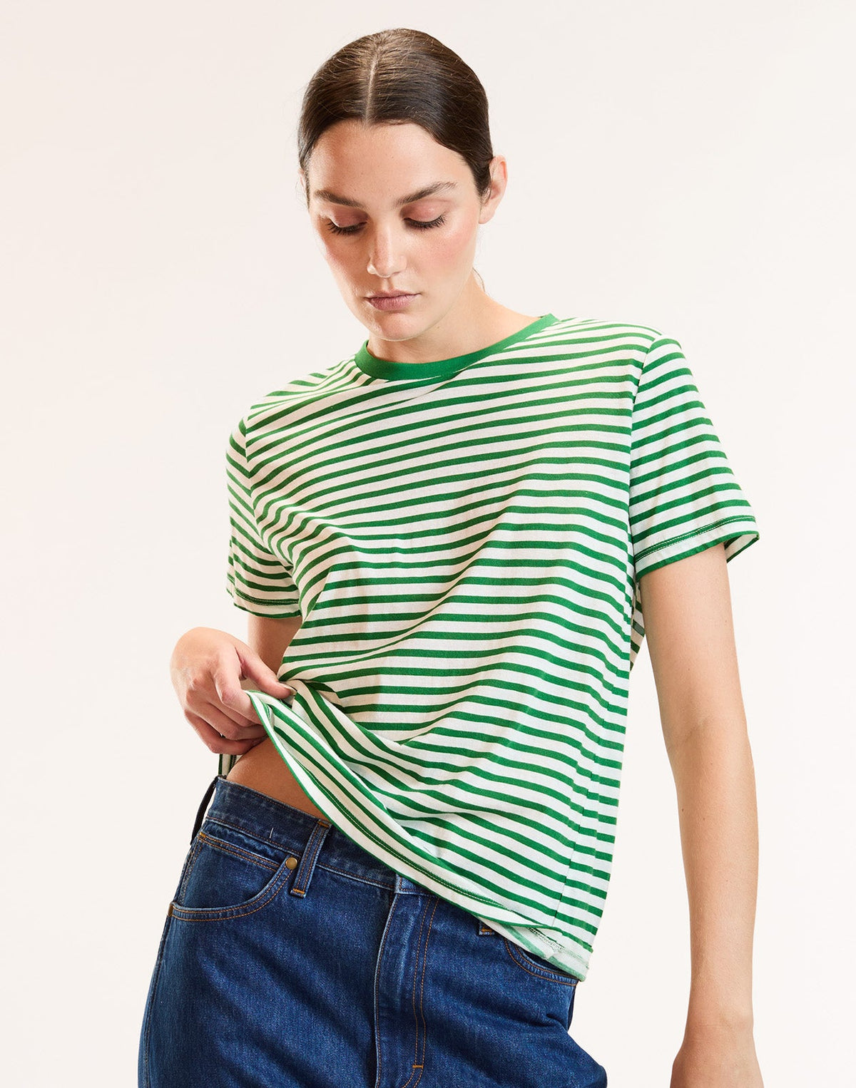 Relaxed Stripe Tee | Cynthia Rowley New Arrivals