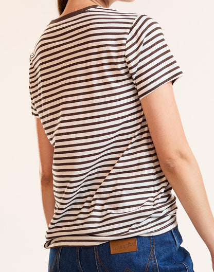 Relaxed Stripe Tee | Cynthia Rowley New Arrivals